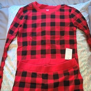 Gap Kids Buffalo plaid pajama set